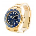 Rolex Submariner Blue Dial Gold 116618LB