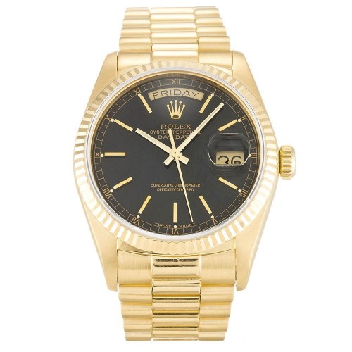 Rolex Day-Date Black 18038