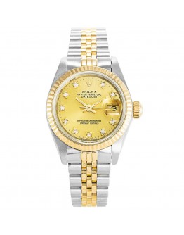 Rolex Datejust Gold and Diamonds Ladies 69173