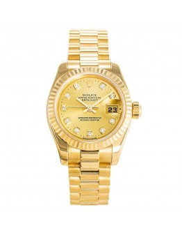 Rolex Datejust Gold Ladies 179178