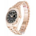 Rolex Day-Date II Black Dial 218235