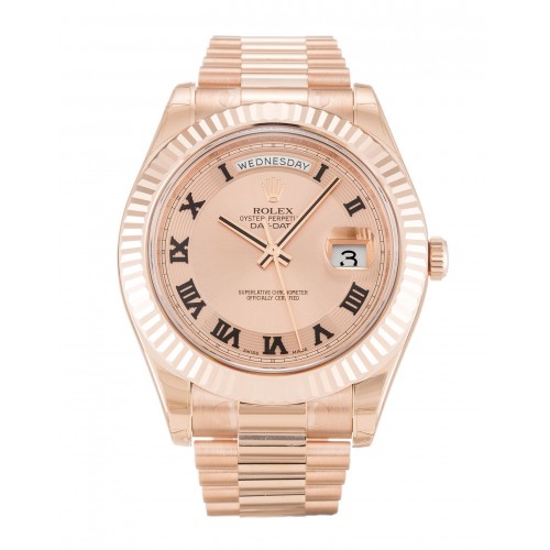 Rolex Day-Date II Rose Dial 218235