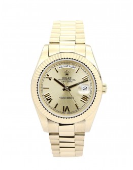 Rolex Day-Date II Gold Dial 218238