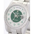 Rolex Day-Date Green and Silver Dial 118346