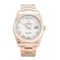Rolex Day-Date White Dial 118235