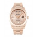 Rolex Day-Date Rose Dial 118235