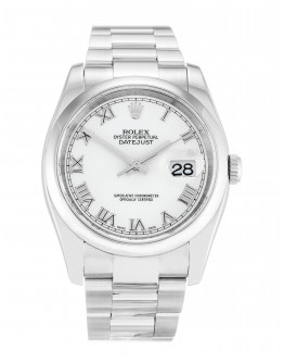 Rolex Datejust White Dial 116200