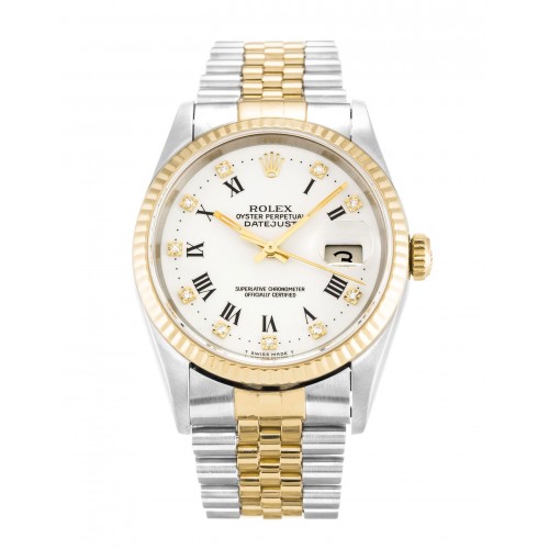 Rolex Datejust White Dial 16233