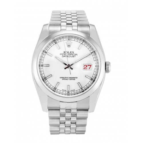 Rolex Datejust White Dial 116200