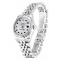 Rolex Datejust Lady Pearl-White & Sapphire Dial 179174