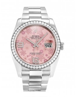 Rolex Datejust Pink Floral Dial 116244
