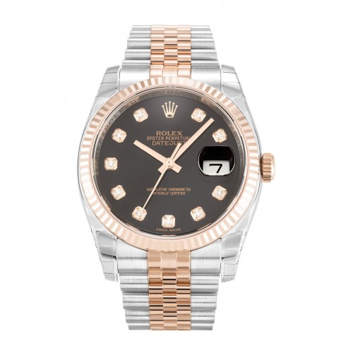 Rolex Datejust Black Diamond Dial 116231