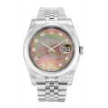 Rolex Datejust Pearl Black-Diamond Dial 116234