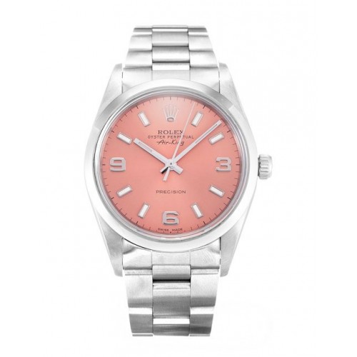 Rolex Air-King Pink Quarter Arabic 14000