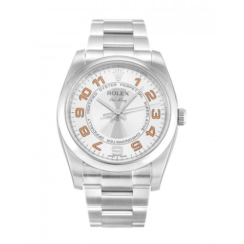 Rolex Air-King Silver Arabic 114200