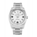 Rolex Air-King White Quarter Arabic 114210