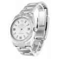 Rolex Air-King White Quarter Arabic 114210