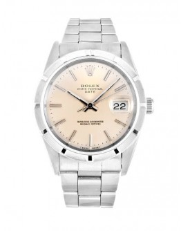 Rolex Oyster Perpetual Date 34mm Silver 15210