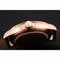 Rolex Cellini Time Gold Case White Dial Brown Leather Bracelet 622655