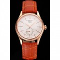 Rolex Cellini White Dial Rose Gold Case Light Brown Leather Strap Rolex Cellini White Dial Rose Gold Case Light Brown Leather Strap