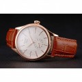 Rolex Cellini White Dial Rose Gold Case Light Brown Leather Strap Rolex Cellini White Dial Rose Gold Case Light Brown Leather Strap