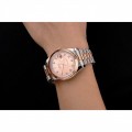 Rolex Datejust Rose Gold Dial And Bezel Stainless Steel Case Two Tone Bracelet Rolex Datejust Rose Gold Dial And Bezel Stainless Steel Case Two Tone Bracelet