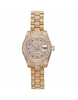 Rolex DateJust Diamond Dial Gold 622024