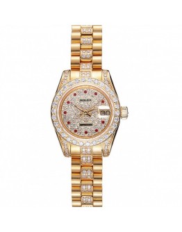 Rolex DateJust Diamond Dial Gold 622023