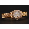 Rolex DayJust Diamond Pave White Dial Gold Diamond Bracelet 1453957