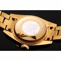 Rolex DayJust Diamond Pave White Dial Gold Diamond Bracelet 1453957