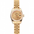 Rolex Lady-Datejust Champagne Dial Diamond Bezel Gold Jubilee Bracelet 1454096 Rolex Lady-Datejust Champagne Dial Diamond Bezel Gold Jubilee Bracelet 1454096