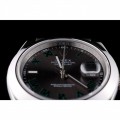 Rolex DateJust Polished Stainless Steel Bezel Grey Dial 42000