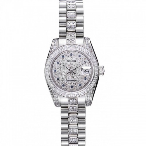 Rolex DateJust Diamond Dial Stainless Steel 622021
