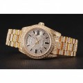 Rolex Day-Date Yellow Gold Full Diamond Pave