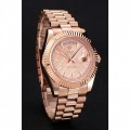 Rolex Day-Date 40 Rose Gold Etched Dial Rose Gold Case And Bracelet