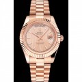 Rolex Day-Date 40 Rose Gold Etched Dial Rose Gold Case And Bracelet