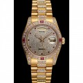 Rolex Day-Date Diamonds Yellow Gold-SRL184 621614