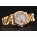 Rolex Day-Date Yellow Gold Diamond Pave