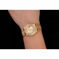 Rolex Day-Date Diamond Pave Gold Dial Gold Diamond Bracelet 1453954