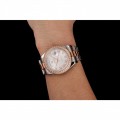 Rolex Day-Date Diamonds Bezel White Dial Rose Gold And Staineless Steel Bracelet 1454108
