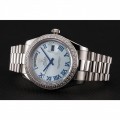 Rolex Day-Date Ice Blue Dial Diamond Case Stainless Steel Bracelet 1453962