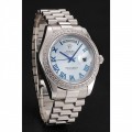 Rolex Day-Date Ice Blue Dial Diamond Case Stainless Steel Bracelet 1453962