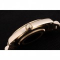 Rolex Day-Date Gold Stainless Steel Ribbed Bezel Black Dial 41998