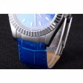 Rolex Day-Date Oyster Collection Blue Leather Band 621490