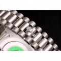 Rolex Day-Date Stainless Steel Bracelet Black Dial 80294