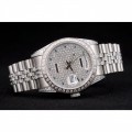 Rolex DayDate Diamond Plated Stainless Steel Bracelet Diamond Plated Dial 41985