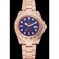 Rolex Submariner Skull Limited Edition Blue Dial Rose Gold Case And Bracelet 1454085