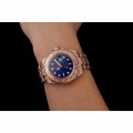 Rolex Submariner Skull Limited Edition Blue Dial Rose Gold Case And Bracelet 1454085