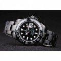 Rolex GMT Master II Pro-Hunter Black Steel Strap Black Dial