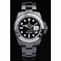 Rolex GMT Master II Pro-Hunter Black Steel Strap Black Dial